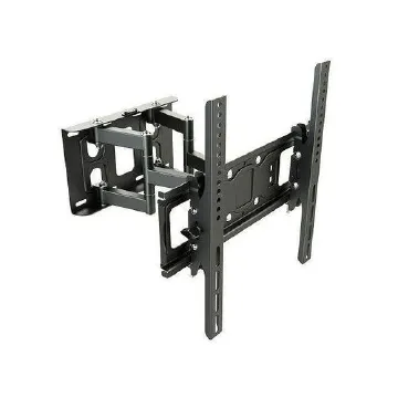 TOP SALES  Double Arm Full Motion Swivel Heavy Duty Tv Wall Mount Bracket 32" to 85"- Black