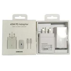 Samsung Super Fast 45W PD USB-C PD Adapter, Fast Charger For Galaxy S21/S20/Note 20, Power Delivery Wall Charger, Type-C Laptop Charging, 5V/3A 9V/3A 15V/3A 20V/2