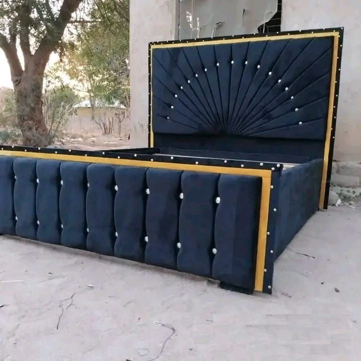 【ON OFFER】 Modern Chester Bed Velvet Bed Frame High Quality Durable Beds With Classic Design