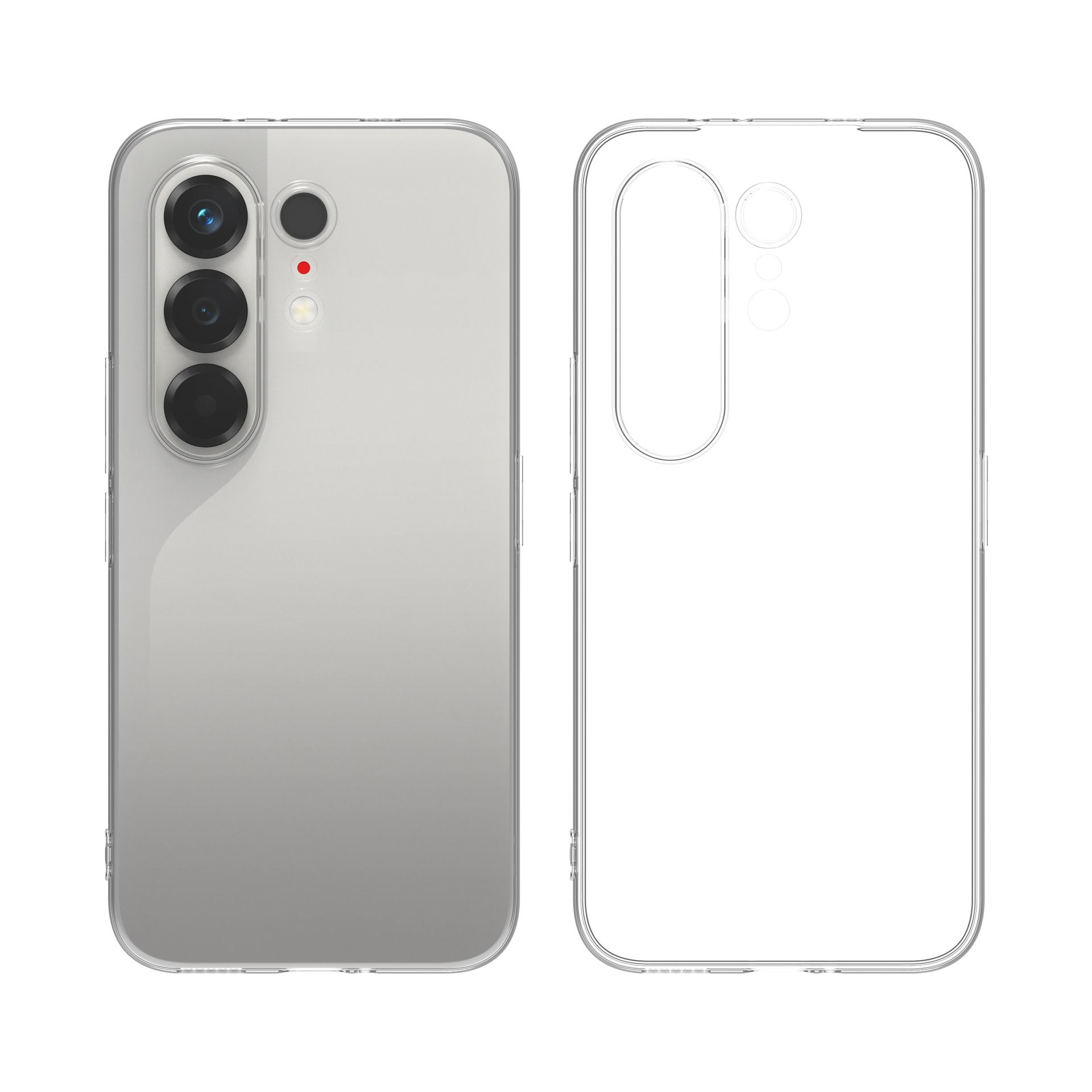 Clear Transparent TPU Phone Case For Tecno Camon 30/40/50 4G Infinix Note 40/50/50X Smart 8 Shockproof Slim Protective Back Cover