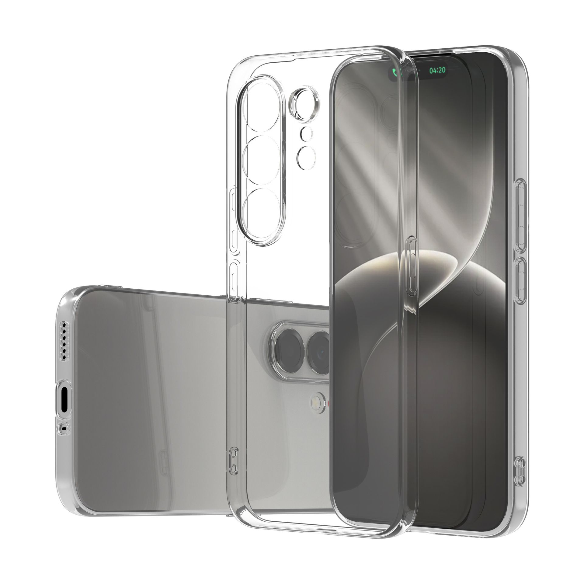 Clear Transparent TPU Phone Case For Tecno Camon 30/40/50 4G Infinix Note 40/50/50X Smart 8 Shockproof Slim Protective Back Cover