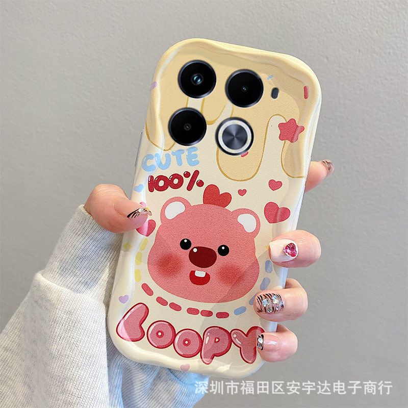 Suitable for INFINIX HOT50/40 phone case SPARK10/20 case SMART8 cartoon phone protective case