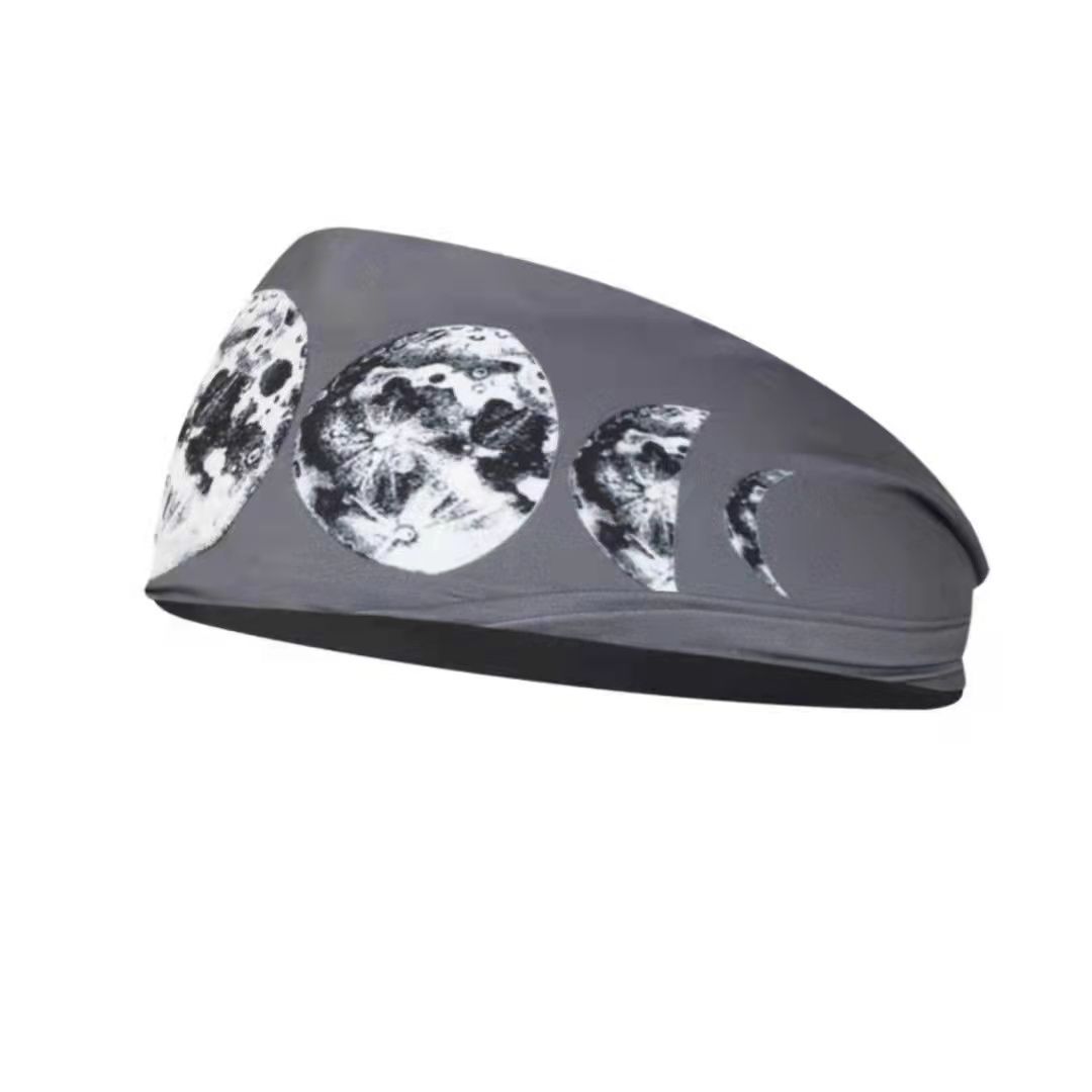 African Print Headband Women Wide Elastic Hairband Ankara Pattern Stretch Head Wrap Boho Hair Accessories for Daily Wear