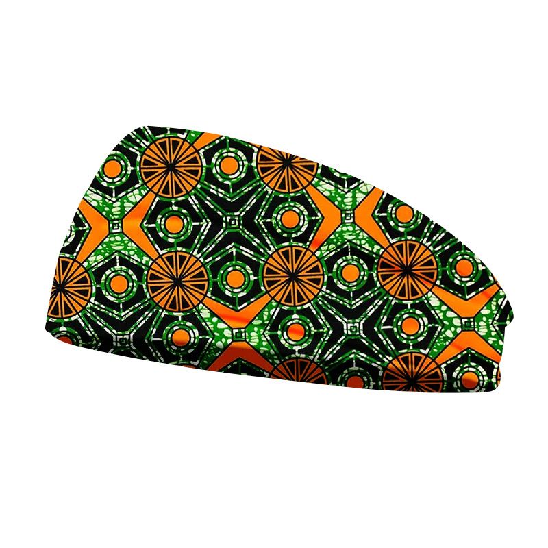 African Print Headband for Women Wide Elastic Hairband Stretch Head Wrap Boho Ankara Hair Accessories for Daily Wear