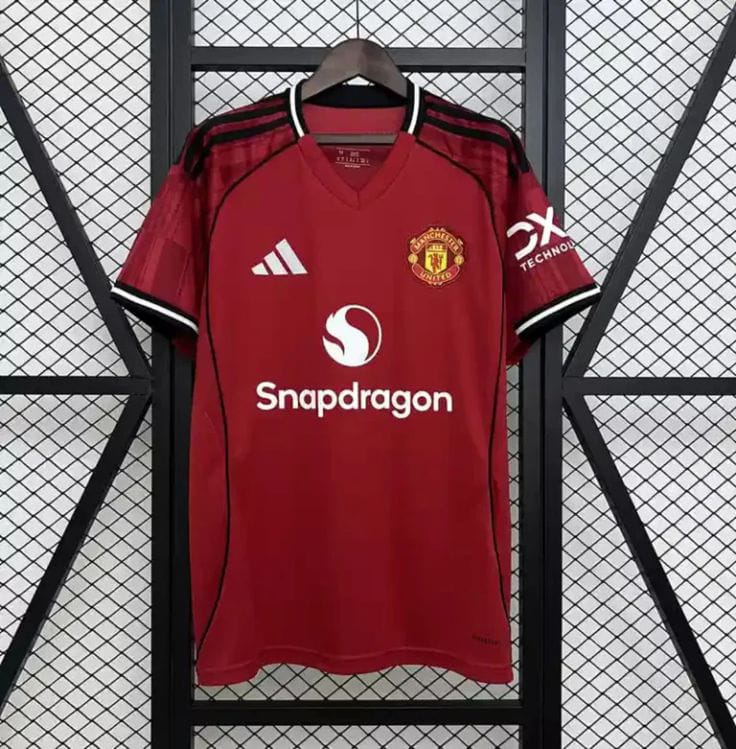 Manchester United 2025/26 Home Kit | Special Edition Collab | V-Neck Design