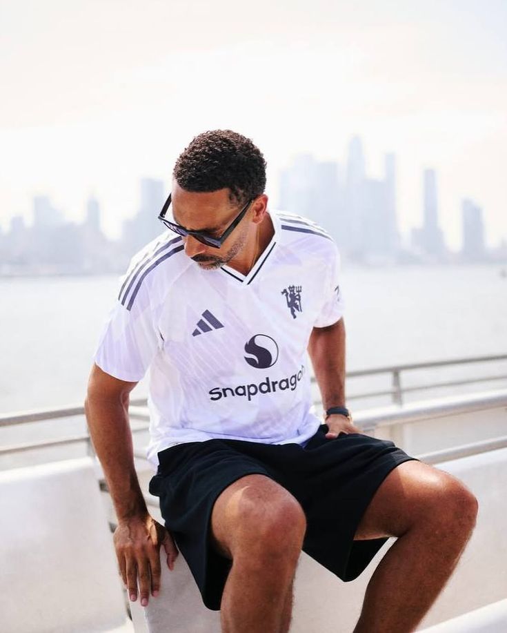 Manchester United 2025/26 Away Kit | V-Neck Collab Edition | Official Replica