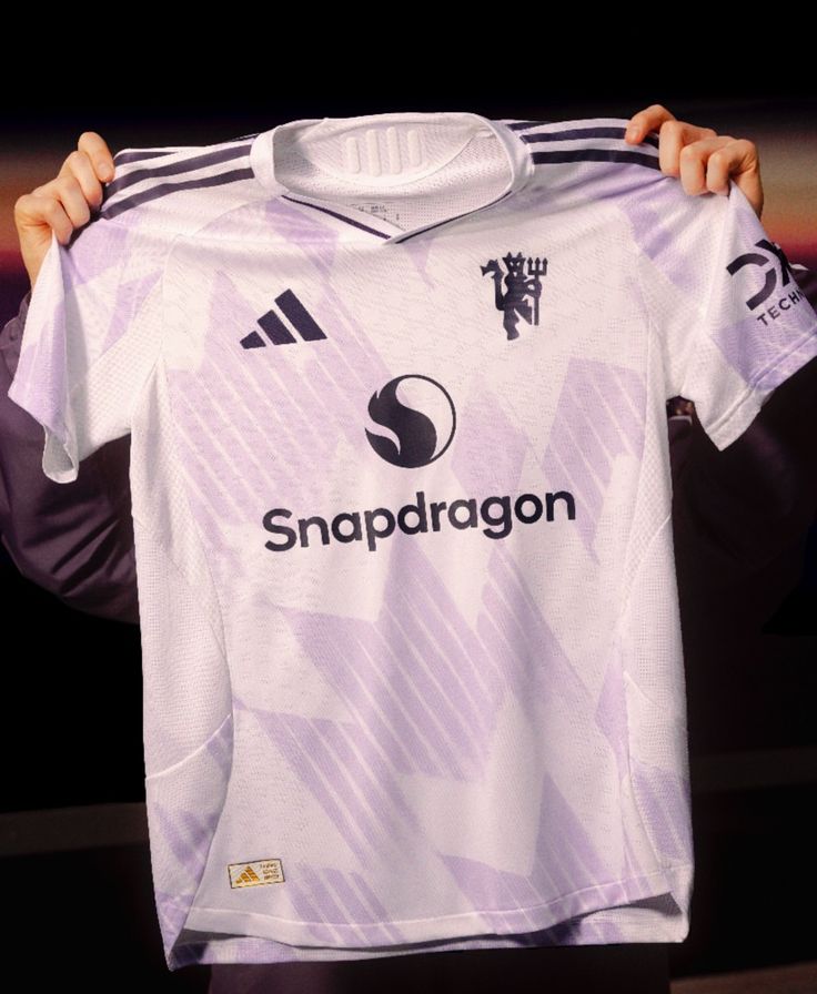 Manchester United 2025/26 Away Kit | V-Neck Collab Edition | Official Replica