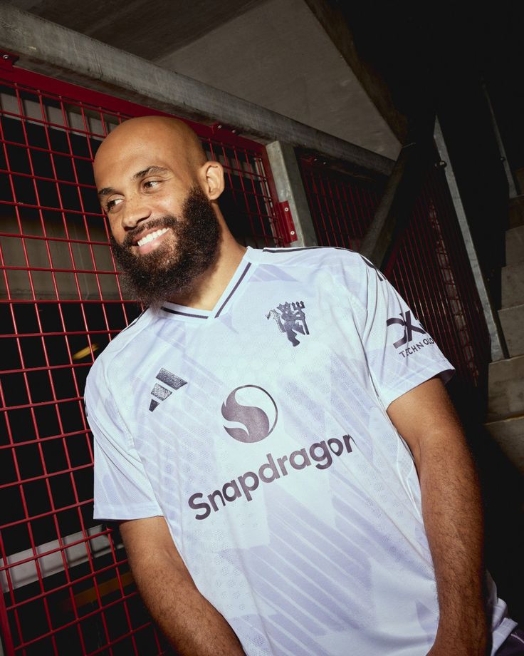 Manchester United 2025/26 Away Kit | V-Neck Collab Edition | Official Replica