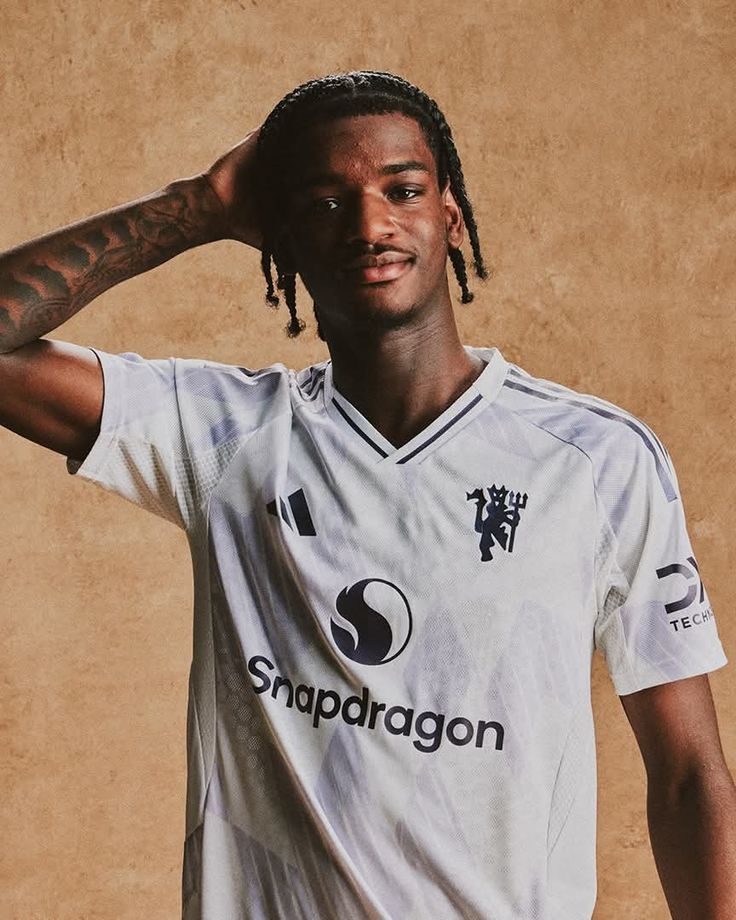 Manchester United 2025/26 Away Kit | V-Neck Collab Edition | Official Replica