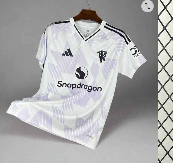 Manchester United 2025/26 Away Kit | V-Neck Collab Edition | Official Replica