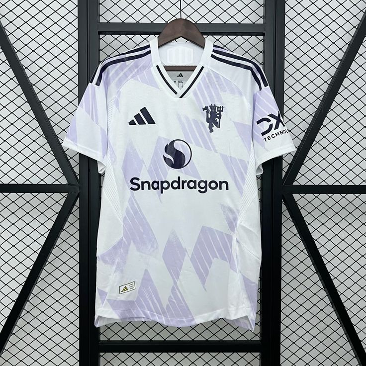 Manchester United 2025/26 Away Kit | V-Neck Collab Edition | Official Replica