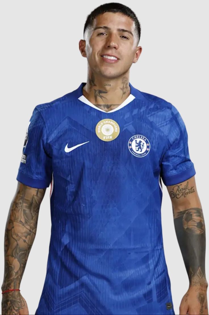 Chelsea 2025/26 Home Kit | V-Neck Design | Classic Royal Blue | Official Replica