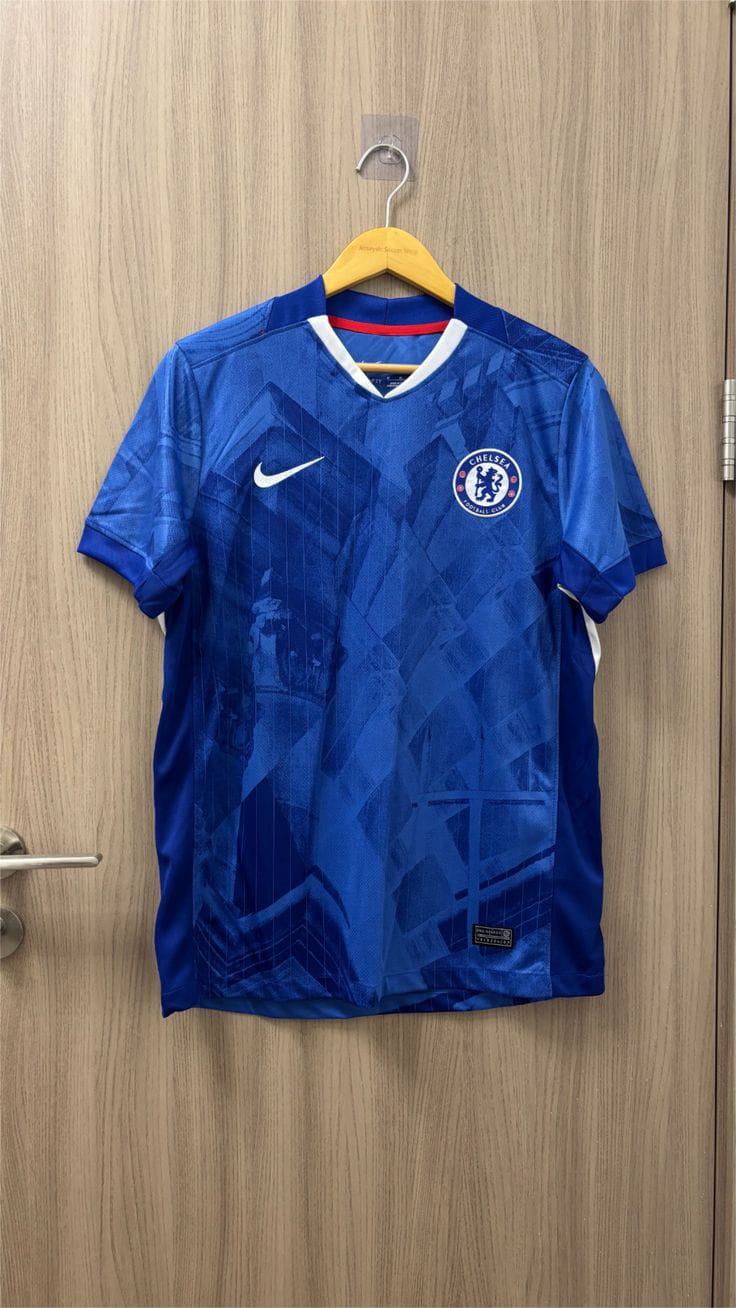 Chelsea 2025/26 Home Kit | V-Neck Design | Classic Royal Blue | Official Replica