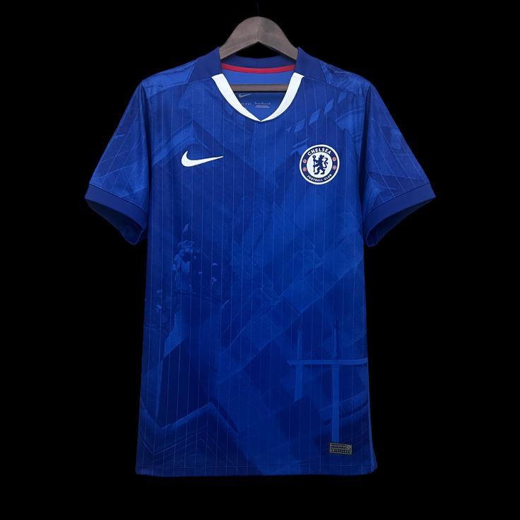 Chelsea 2025/26 Home Kit | V-Neck Design | Classic Royal Blue | Official Replica
