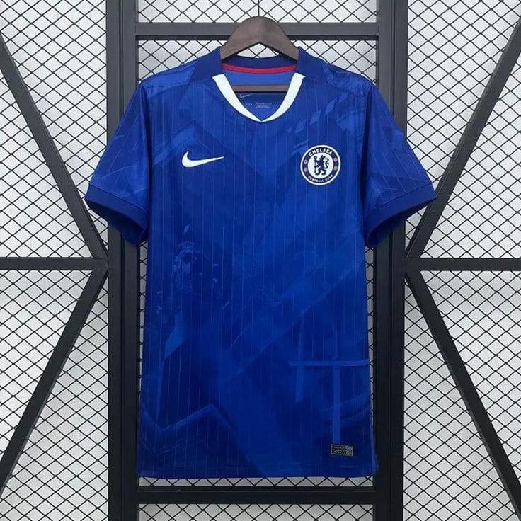 Chelsea 2025/26 Home Kit | V-Neck Design | Classic Royal Blue | Official Replica