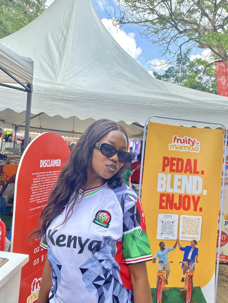 Kenya Harambee Stars 2025/26 AFCON Home Kit | White V-Neck | Official National Jersey