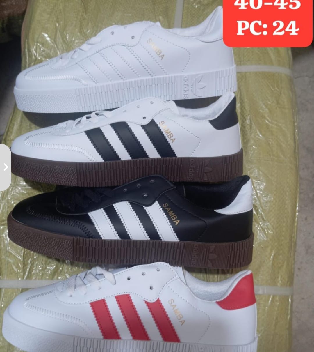 Original Adidas Samba Double Sole Sneakers