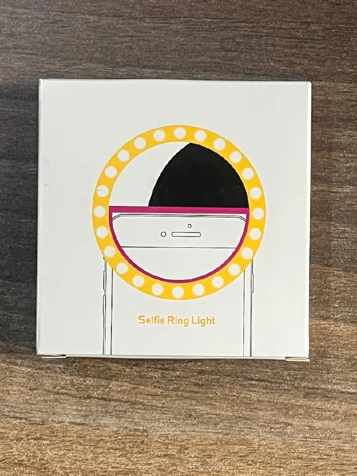 Selfie Ring Light Clip for Phone with Adjustable Brightness, Portable LED Fill Light for Makeup, TikTok, Video Recording, Live Streaming and Photography