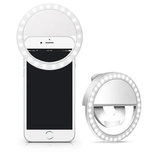 Selfie Ring Light Clip for Phone with Adjustable Brightness, Portable LED Fill Light for Makeup, TikTok, Video Recording, Live Streaming and Photography