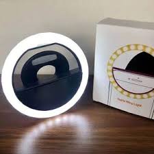 Selfie Ring Light Clip for Phone with Adjustable Brightness, Portable LED Fill Light for Makeup, TikTok, Video Recording, Live Streaming and Photography
