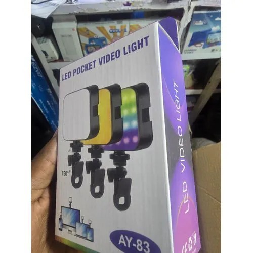 AY-83 RGB LED Photography Light – Mini Rechargeable Pocket Lighting Kit is a compact, versatile lighting solution designed for photographers, content creators, and live streamers who need professional