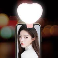 Selfie Fill Light with Clip for Phone, Portable LED Ring Light with Adjustable Brightness for TikTok, Makeup, Video Calls, Photography and Live Streaming