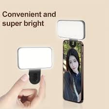 Selfie Fill Light with Clip for Phone, Portable LED Ring Light with Adjustable Brightness for TikTok, Makeup, Video Calls, Photography and Live Streaming