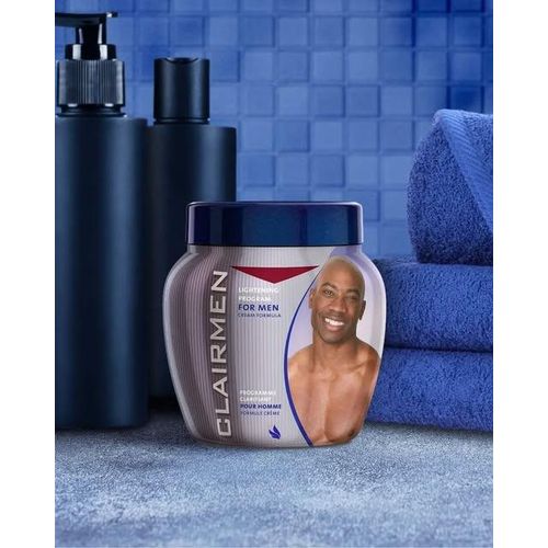 ClairMen Men’s Skin Lightening & Brightening Cream – Advanced Clarifying Formula for Even Tone, Smooth Skin, Dark Spot Removal & Daily Moisturizing Skincare Program for Men