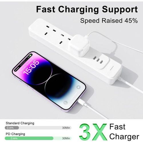 Apple 25W Original Fast Charger Adapter For iPhone 11/12/13/ 14/14Pro/14 Max/ 14 Pro Max with USB-C to Lightning Cable