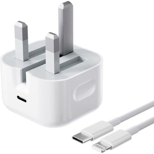 Apple 25W Original Fast Charger Adapter For iPhone 11/12/13/ 14/14Pro/14 Max/ 14 Pro Max with USB-C to Lightning Cable