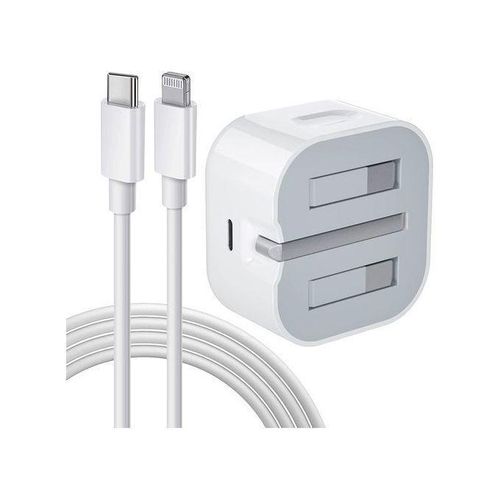 Apple 25W Original Fast Charger Adapter For iPhone 11/12/13/ 14/14Pro/14 Max/ 14 Pro Max with USB-C to Lightning Cable