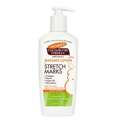 Palmer's Cocoa Butter Formula Massage Lotion For Stretch Marks, Pregnancy Skin Care Belly Cream Weight Fluctuation with Collagen, Elastin, Argan OIl and Shea Butter. Helps in removing stretch marks
