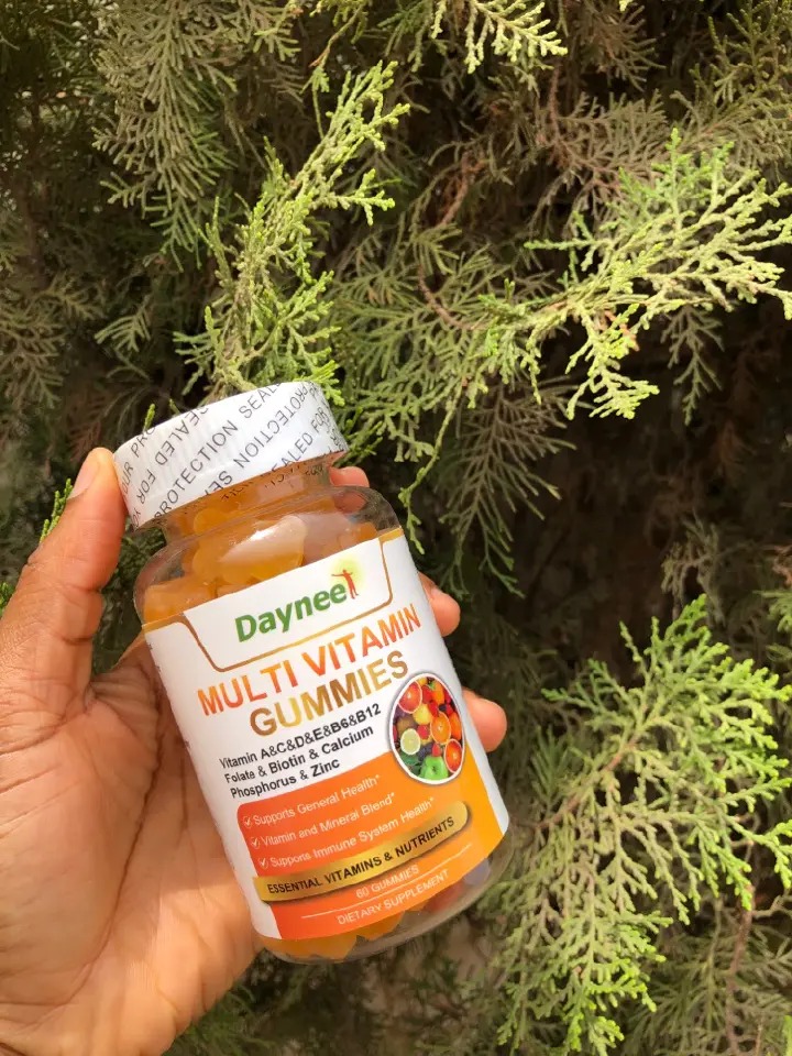 Daynee Multi Vitamin Vegan Gummy Adult Vitamins Supplement Multivitamin Gummies. Multivitamin Gummies with Calcium and Zinc Multi Vitamins ,Health Support Dietary Supplement 60 Gummies.