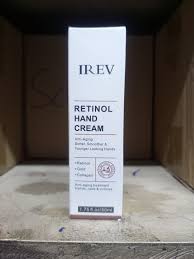 IREV Retinol Hand Cream - with Retinol Gold Collagen - Antiaging Hand Treatment Cream Softens Smoothes Protects Hands Nails Cuticles - For Younger Looking Hands Vitamin A Minimizes Age Effect on Skin