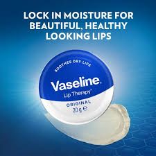 Vaseline Lip Therapy Original helps heal dry lips and locks in moisture for beautiful, healthy lips
