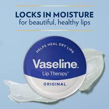 Vaseline Lip Therapy Original helps heal dry lips and locks in moisture for beautiful, healthy lips