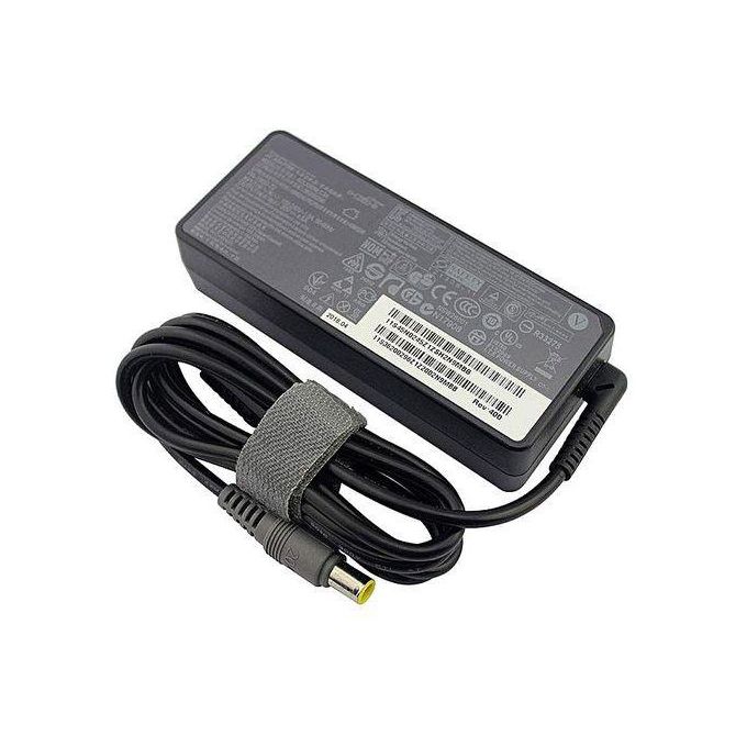 Lenovo ThinkPad X230 / E545 / T530 / T420 / T420s / T500 / T520 / X140e Charger – 20V 3.25A 65W Big Pin Adapter – Complete with Power Cable