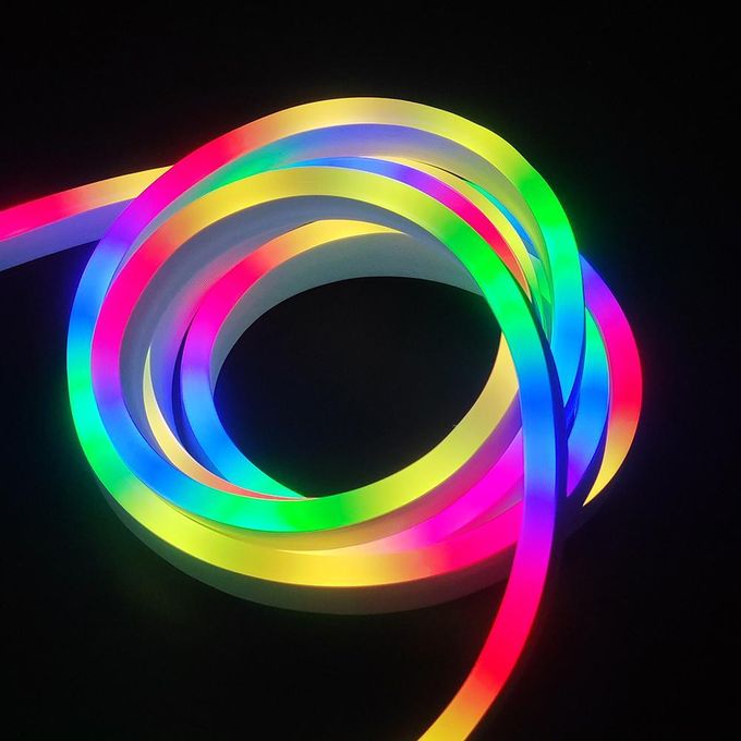 5m LED Neon Rope Light – RGB IC Smart Control, Waterproof, Flexible Neon Strip with App Control (Android & iOS)