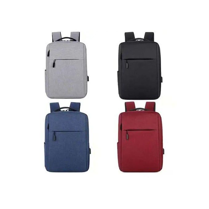 Antitheft Laptop Bag With USB Charging Port black