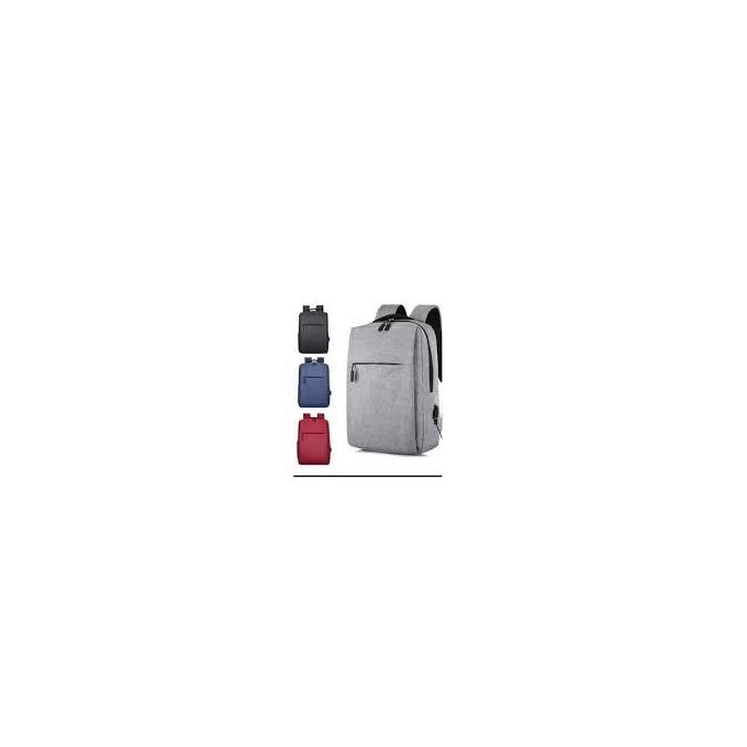Antitheft Laptop Bag With USB Charging Port black