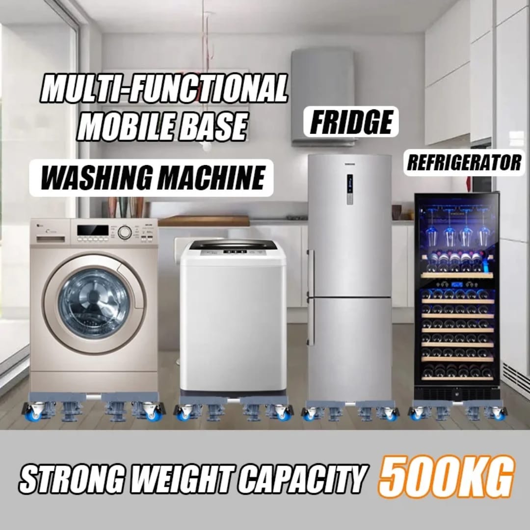Heavy Duty Moving Cart Washing Machine Trolley with Wheels