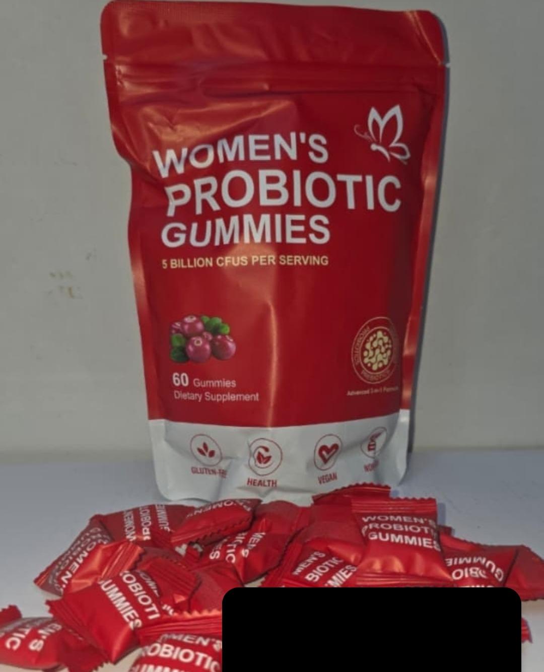 Women’s Probiotics Gummies – Vaginal Digestive Health Support, 3-in-1 Formula with 2 Billion CFU, Cranberry, Zinc, Vitamin C, D3 Magnesium, pH Balance, Odor, Immune Gut Health