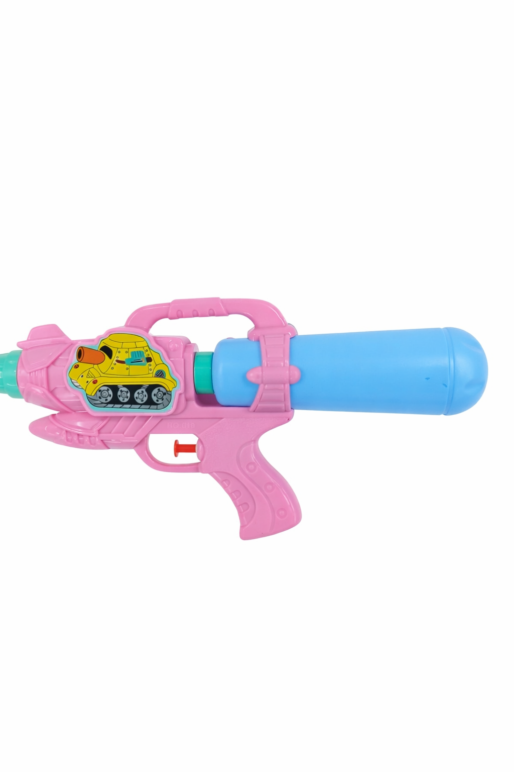 Children's Plastic Water Gun Toy – Tank-Style Reservoir Blaster with Military Print, Outdoor Summer Splash Toy for Kids, Holi Festival Water Game