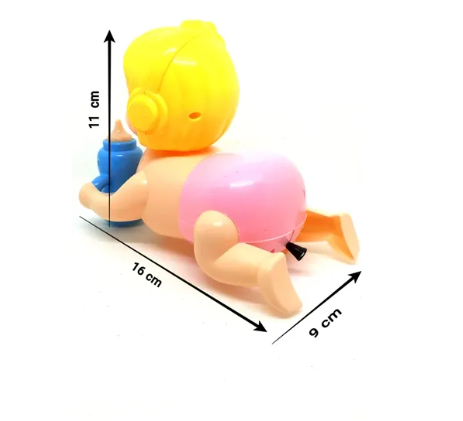 Musical Crawling Baby Toy – Interactive Infant Toy with Lifelike Crawling Motion, Baby Sounds, Encourages Motor Skill Development