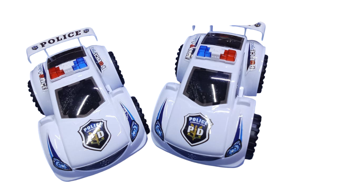 Police Toy Car with Realistic Police Branding – Decorative Lights and Sirens Design, Lightweight Patrol Vehicle, Durable Plastic Construction for Imaginative Play
