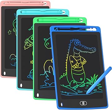 LCD Writing Tablet for Kids – Colorful Doodle Board with Eye Protection, Lock & Erase Function, Ideal Educational Birthday Gift for 3-8 Year Old Boys and Girls