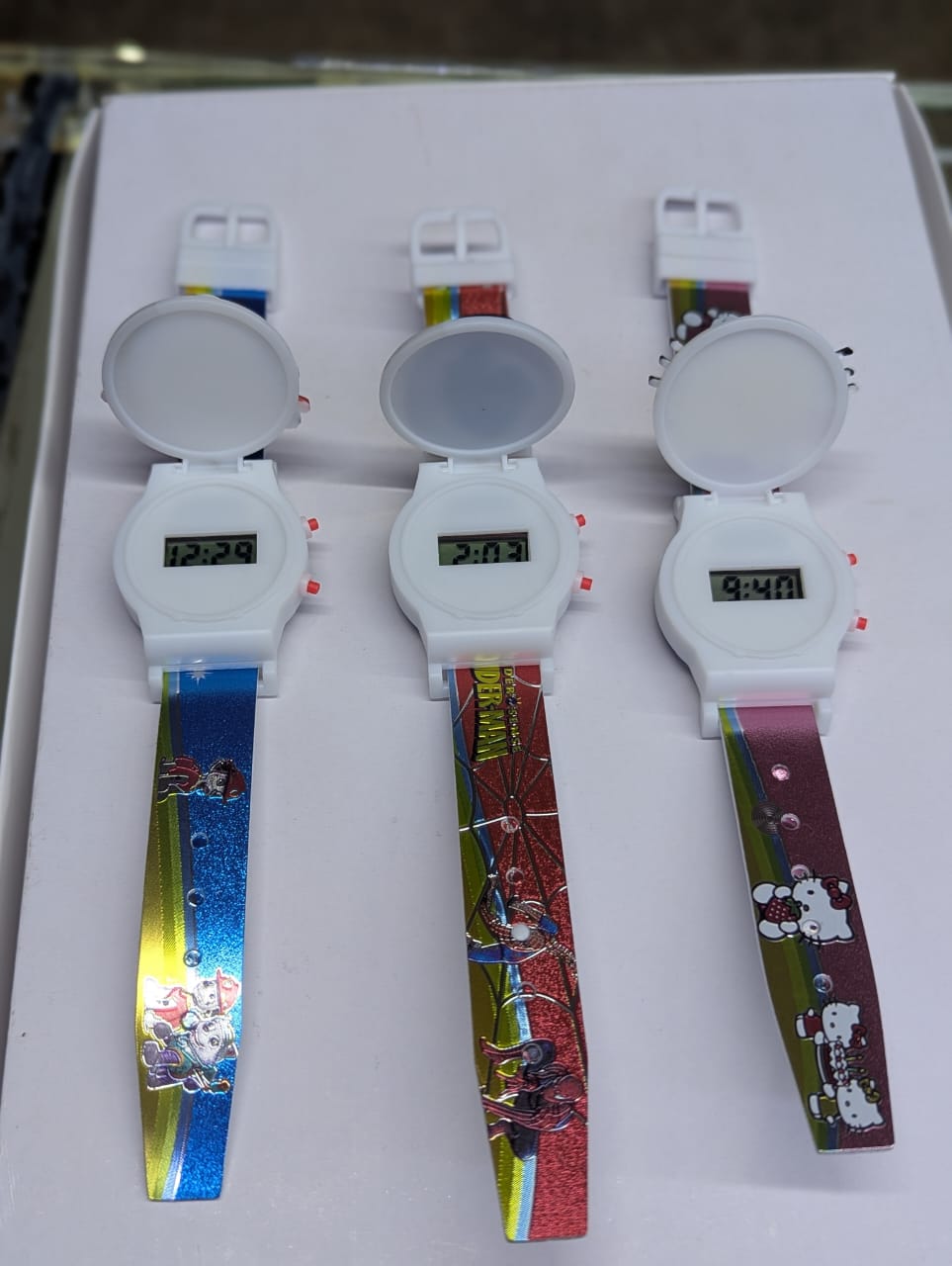 Kids Cartoon Digital Wrist Watch – Cute 3D Character Design with LED Time Display, Lightweight Silicone Strap Watch for Boys & Girls, Children's Casual Wear with Backlight (Multiple Characters)