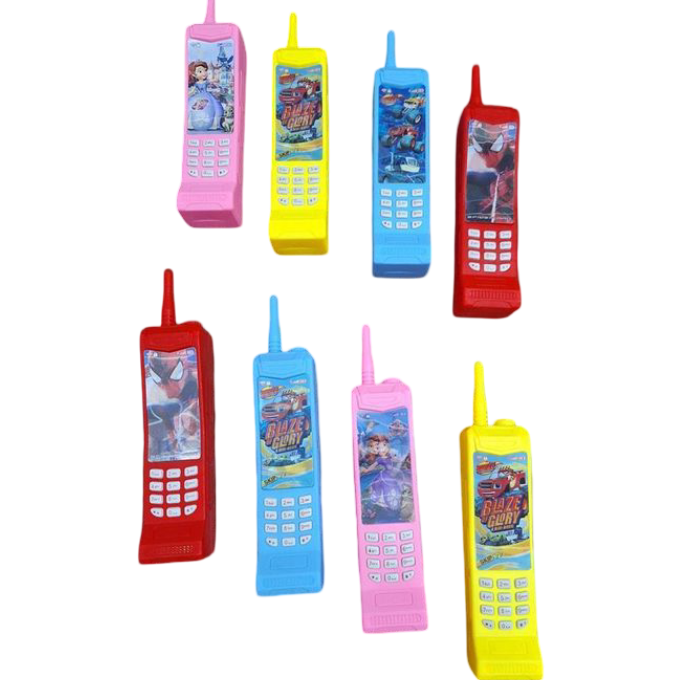 Motorola Toy Phone – Kids' Pretend Play Toy phone with Lights & Sounds, Interactive Learning Cell Phone Toy for Toddlers, Educational Gift for Boys & Girls (Pink/Blue)