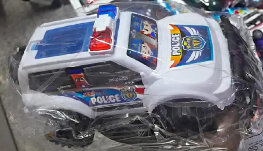 Kids Police Toy Car - With Flashing LED Lights , Pull-Back Car for Boys and Girls Made from high-quality, non-toxic ABS plastic Features authentic police car styling with official decals