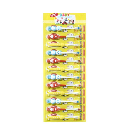 6 Pcs Kids Cartoon Toothbrushes Set - Soft Bristles, Fun Characters, Encourages Healthy Brushing Habits (Ages 3-9)